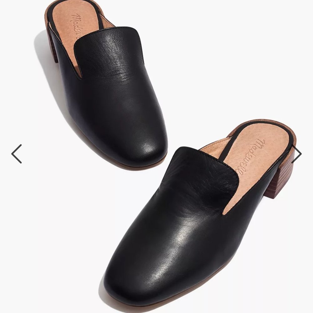 Madewell Women's Willa Loafer Mule, True Black, Size 8.5